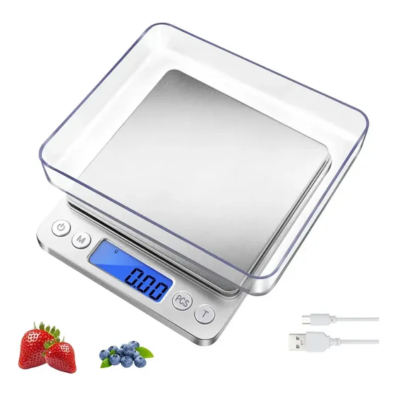 Foto do produto Balança BrisaBras inox USB 3 kg