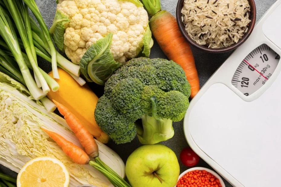 Imagens de frutas, verduras e legumes relacionado a dietas radicais